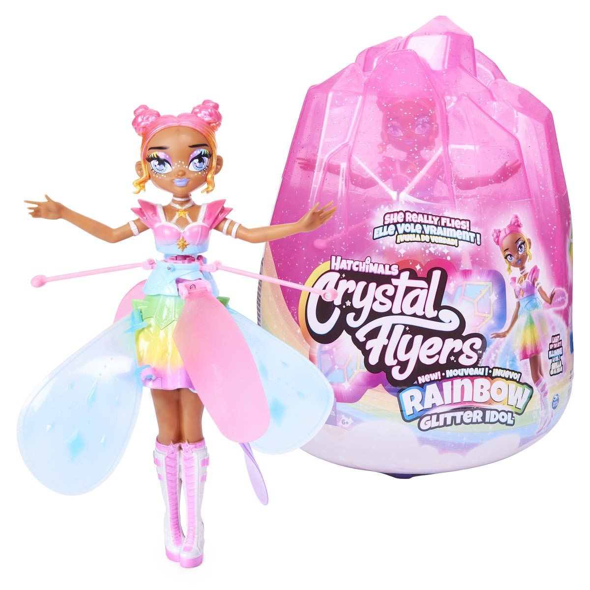 Hatchimals Pixies Crystal Flyers Rainbow Glitter Idol