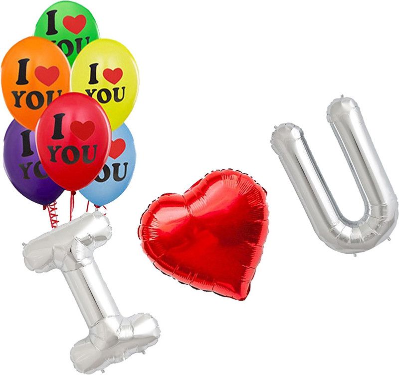 Masti Zone Solid Balloon002 Balloon  (Red, Silver, Multicolor, Pack of 23)