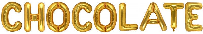 Utkarsh Solid Golden Color Popular And Trending Name (Chocolate) 3D Foil Balloon  (Gold, Pack of 9)