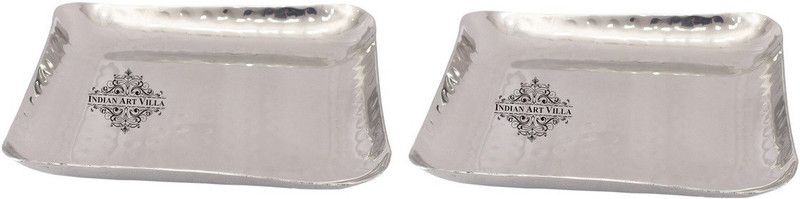 IndianArtVilla Tray  (Pack of 2, Microwave Safe)