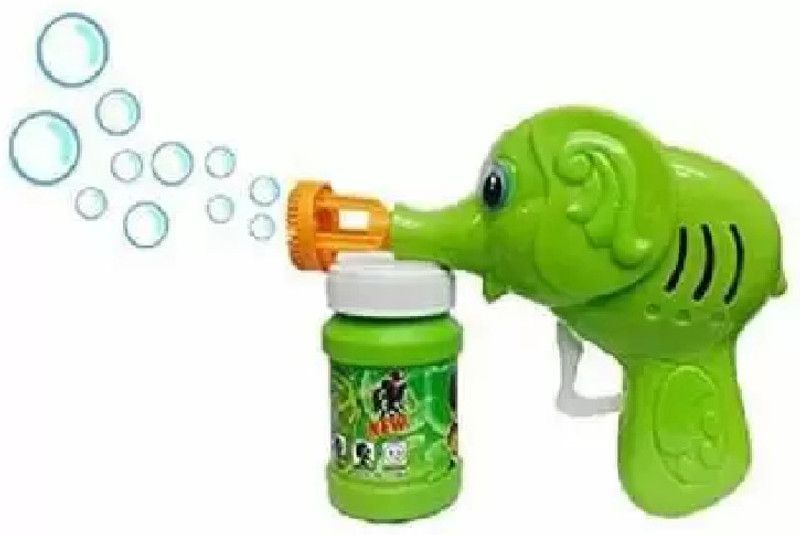 The Ansar Enterprises Electric Elephant Hand Pressing Bubble Making Toy Gun Toy Bubble Maker