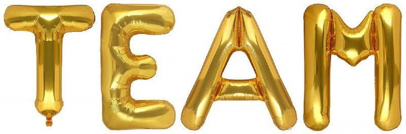 Utkarsh Solid Golden Color Popular And Trending Name ( Team ) Parties, Celebrations 3D Foil Balloon  (Gold, Pack of 4)