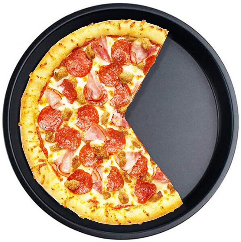 AKAGROUP Pizza Pan Tray Pizza Tray  (Microwave Safe)