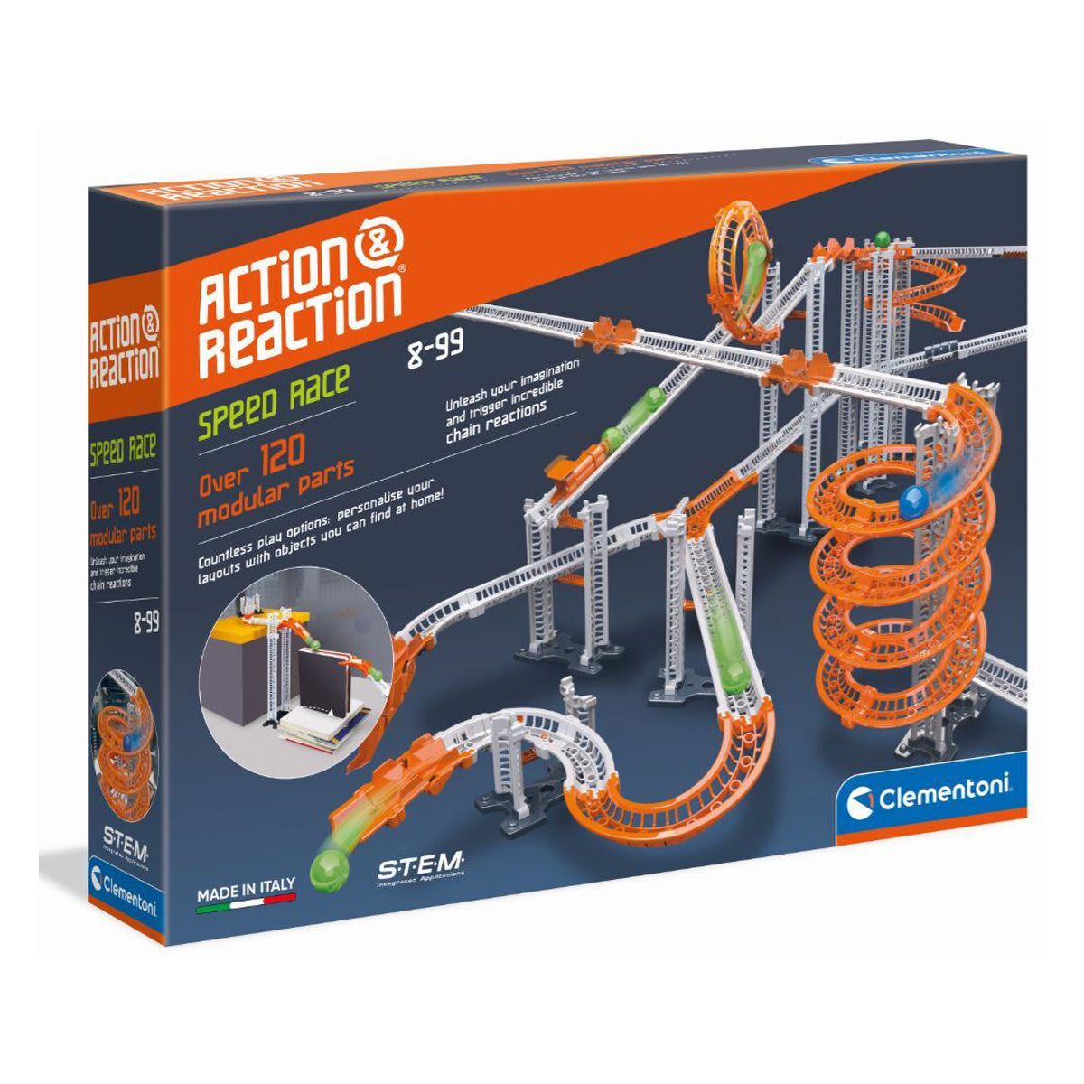 Clementoni Action & Reaction Speed Race Set