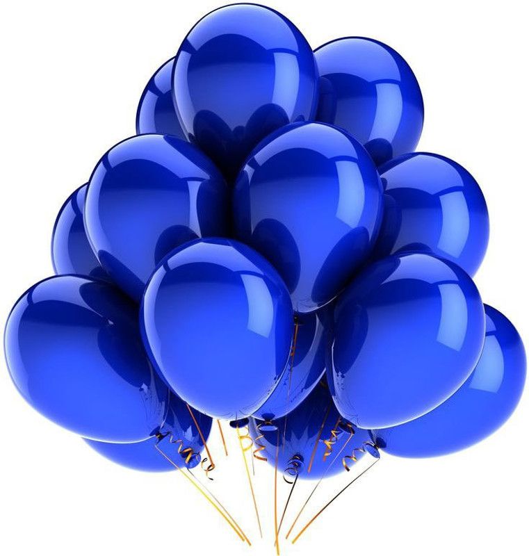 Ishant Creation Solid balloon11 Balloon  (Blue, Pack of 50)