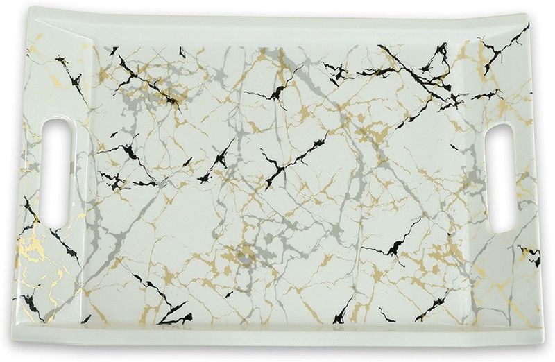 UPC Melamine Serving Tray (S, M and Large Size) Villori Series Tray Tray Tray  (Pack of 3)