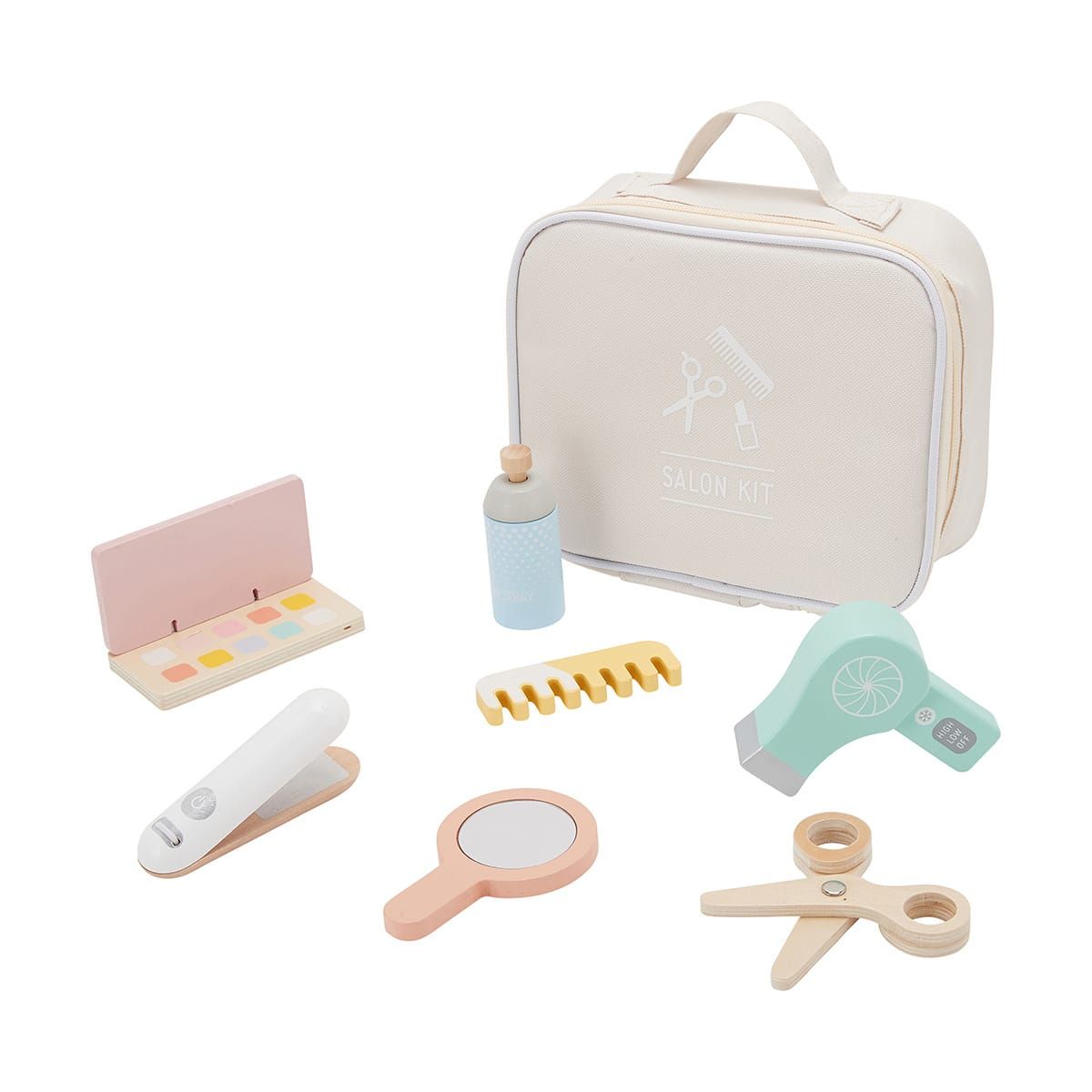 8 Piece Wooden Salon Set
