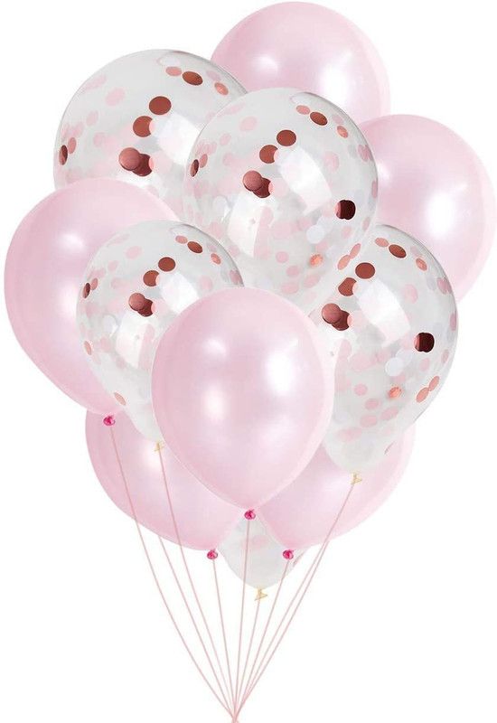 OneStoreIndia Printed Handcrafted Latex Balloons 18" Foil Balloon for Party Decorations.10-PC. Balloon  (Multicolor, Pack of 1)