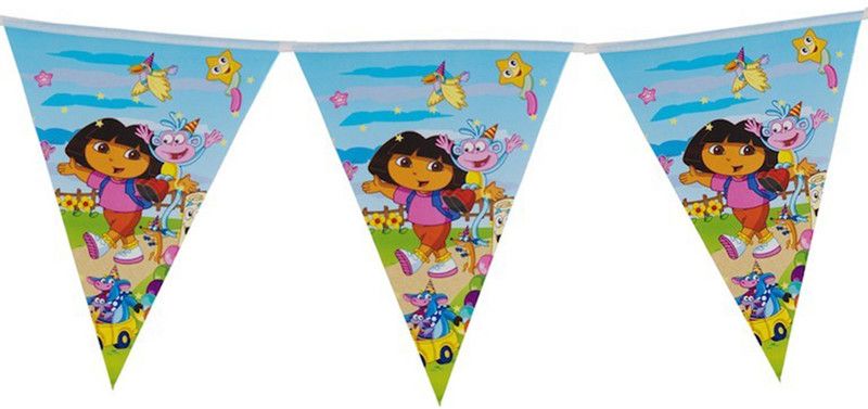 FUNCART Dora Flag Banner Banner  (6 ft, Pack of 1)