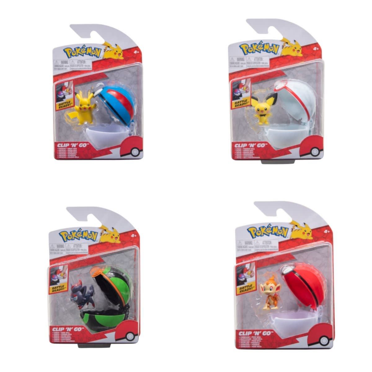 Pokemon Clip 'N' Go Ball Playset - Assorted