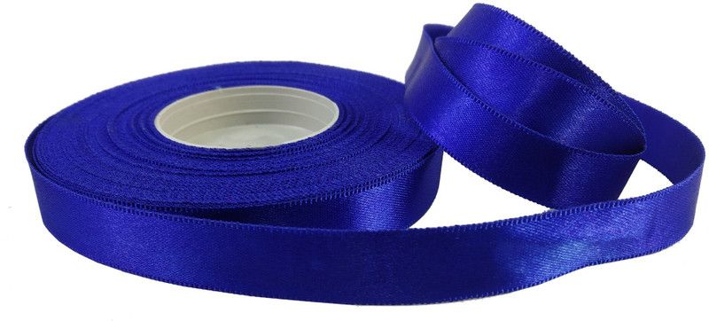 Uniqon HWP0005-01 Blue Satin Ribbon  (Pack of 1)