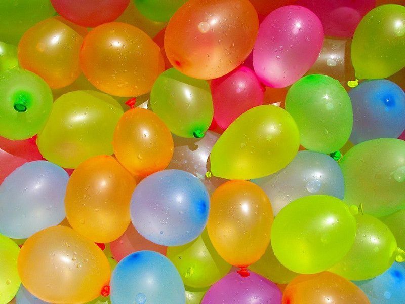 ELV Solid water-balloon/multi Balloon  (Multicolor, Pack of 300)