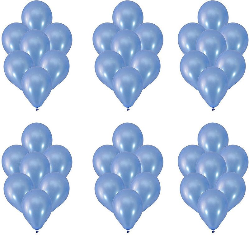 Instabuyz Solid Balloons for Party Festival Diwali Christmas Decorations New Years Celebrations Birthday Party Blue Balloon (50pcs set) Balloon  (Blue, Pack of 50)