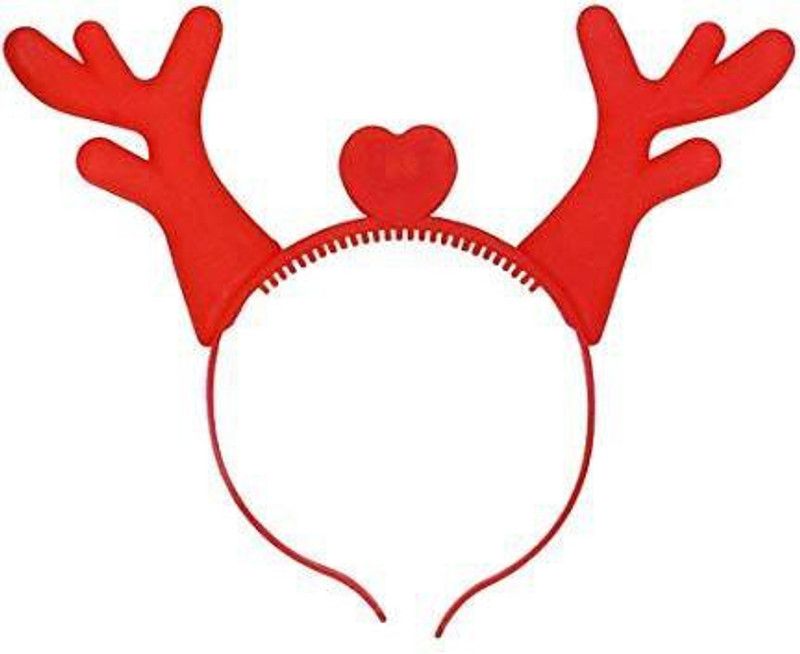 SYGA Antler Hair Band Red Party Glow Ornament  (Pack of 1)