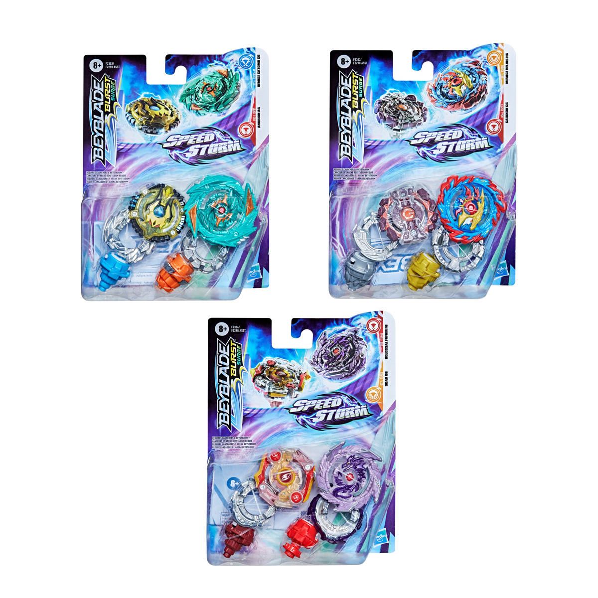 2 Pack Beyblade Burst Surge Speedstorm Set - Assorted