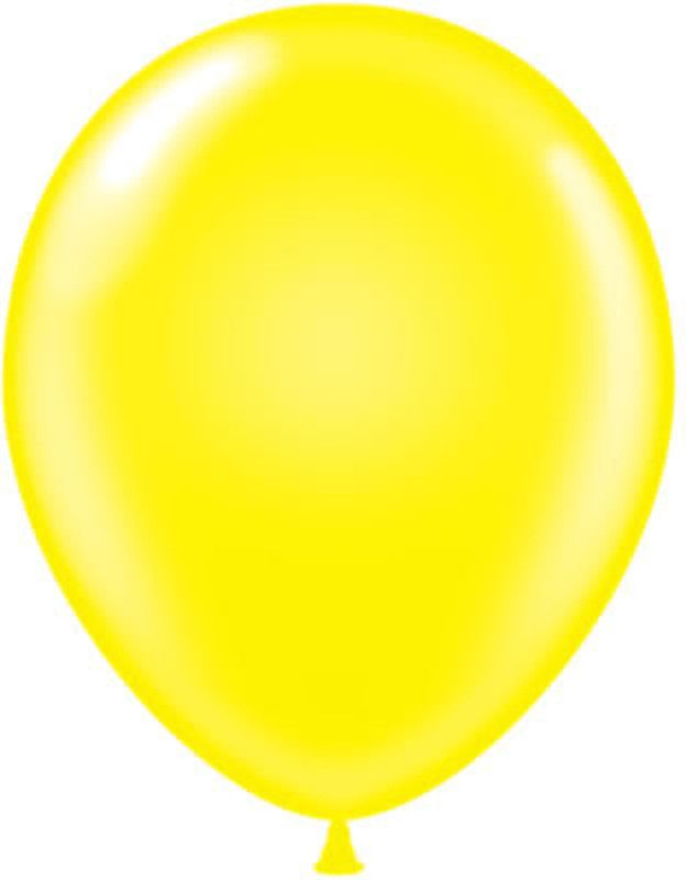 TIGER Solid 50039 Balloon  (Yellow, Pack of 50)