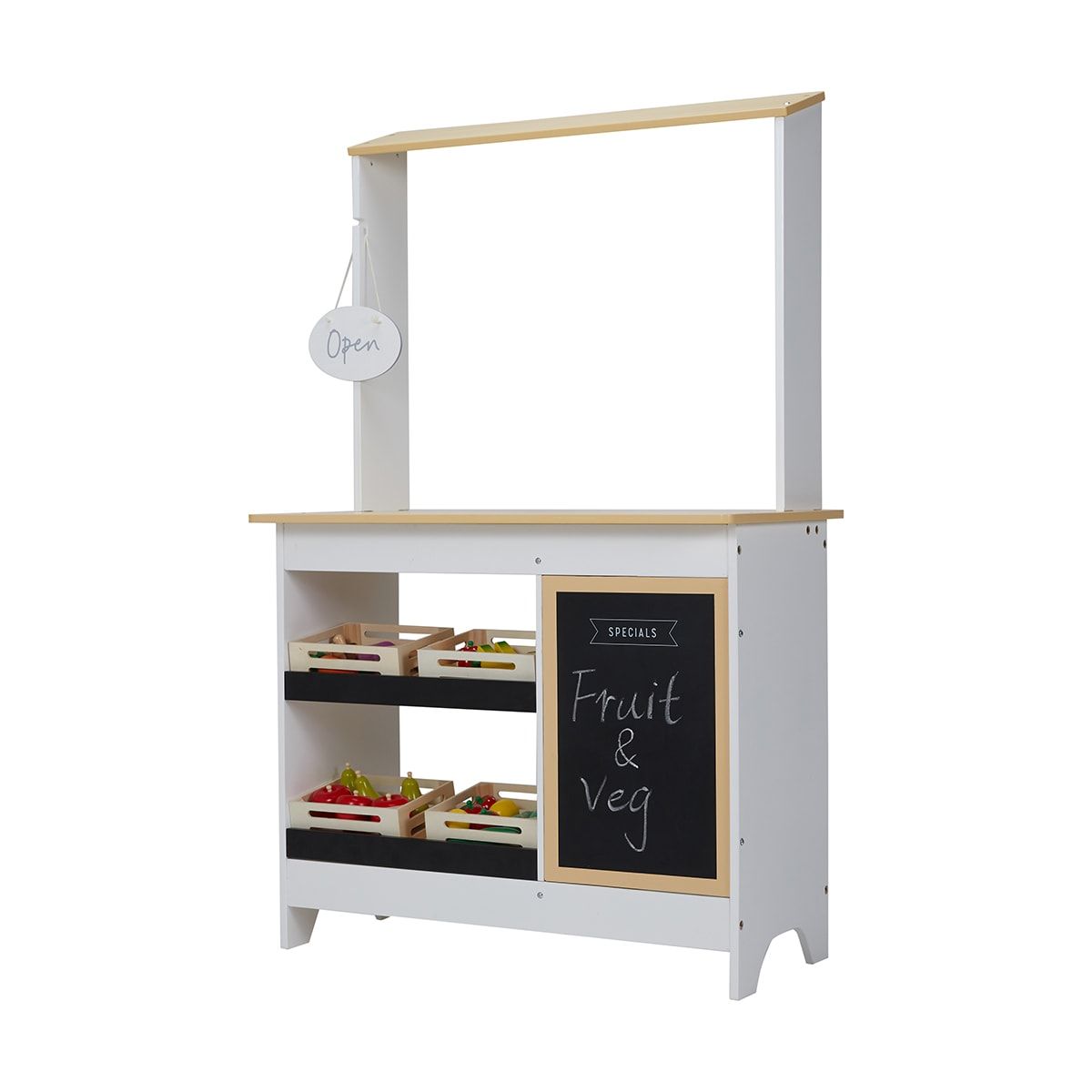 30 Piece Wooden Market Stall