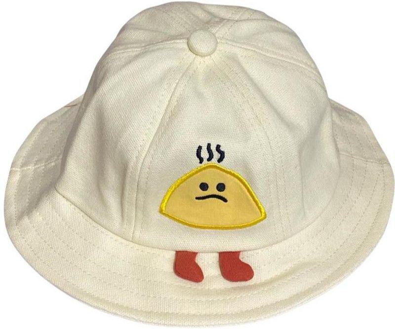 LAVI Bucket Hat  (White, Pack of 1)