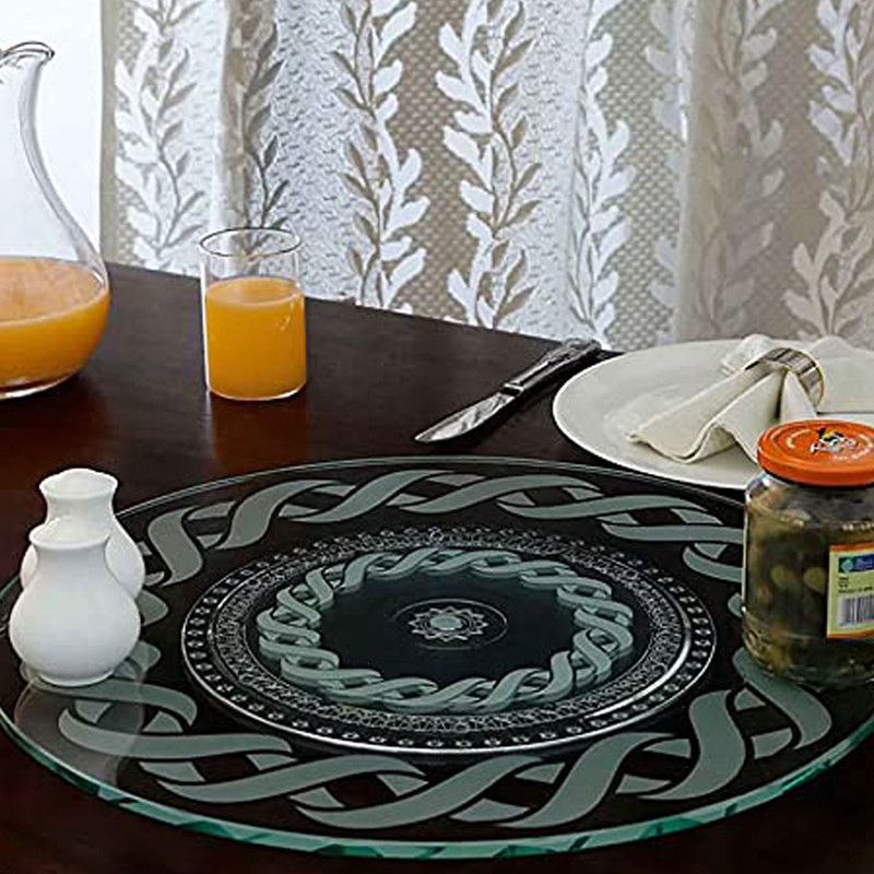 Xllent Revolving Tray | Revolving Tray for Dining Table | Twist N Pick Cardiff ( 24") Lasy Susan Containers Kitchen Rack Tray