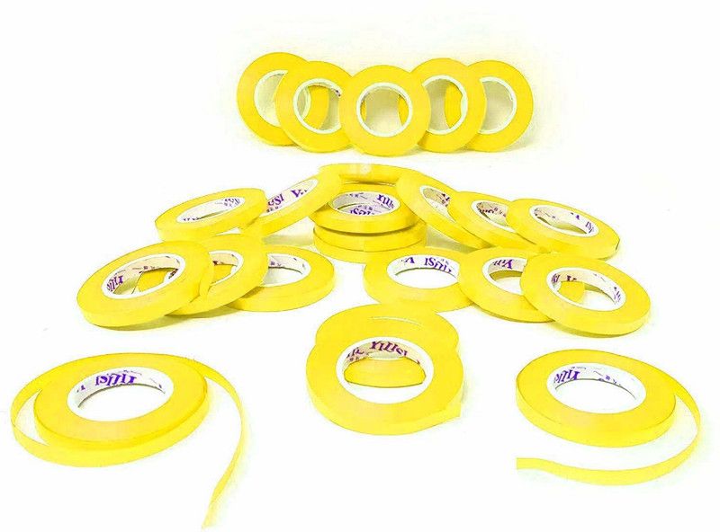 ZYOZI Curling Ribbons for Balloons - Yellow (Pack 12) Yellow Nylon Ribbon  (Pack of 12)