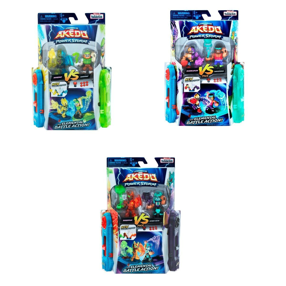 Legends of Akedo Power Storm Versus Pack - Assorted