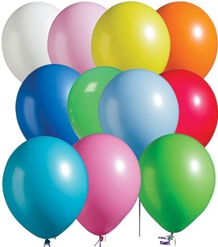 TIGER Solid 50029 Balloon  (Multicolor, Pack of 50)