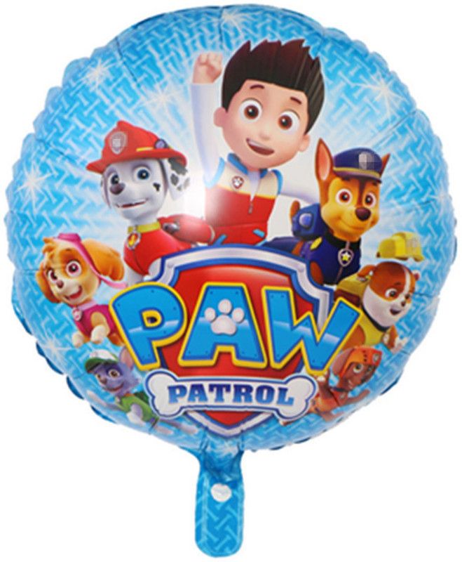 FUNCART Printed Paw patrol foil balloon 18" Balloon  (Multicolor, Pack of 1)