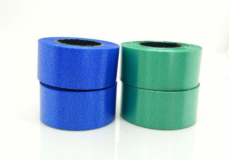 CHIKLIT ENTERPRISE Party Balloon Plastic Curling Ribbon (Width : 1 inch, Length : 10 mtr Each) (Pack of 6 pcs) (3 Dark Green & 3 Dark Blue) Green, Blue PP (Polypropylene) Ribbon  (Pack of 6)