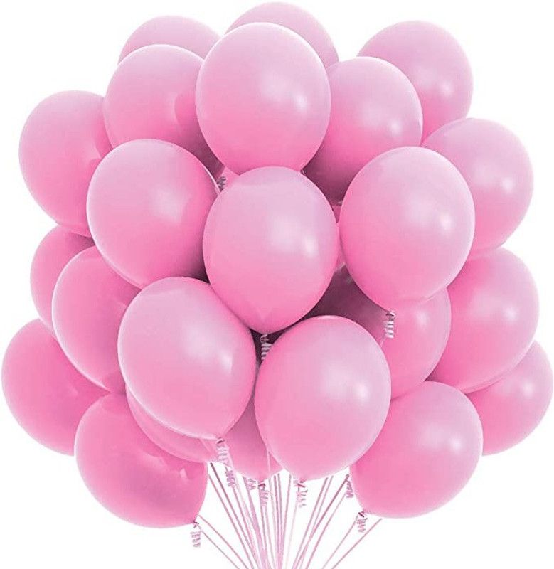 WISHKEY Solid MetallicBln50_Pnk-MumA Balloon  (Pink, Pack of 50)
