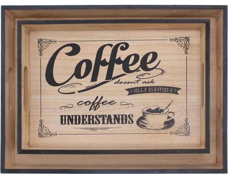 A Vintage Affair AVA-YX-06 Tray  (Pack of 2)