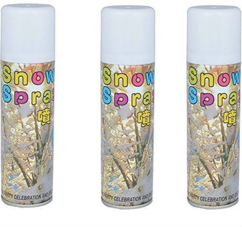 Imstar Snow Spray - White Snow Decorative Party Spray - Celebration Spray for Birthdays, Anniversary and other party (Pack of 3) Snow Spray  (100 ml, Pack of 3)