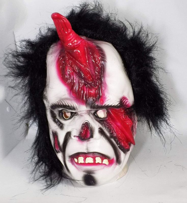 Brown Leaf Horror Mask Haunted Mask for Halloween party Elders Halloween Costume  (M)