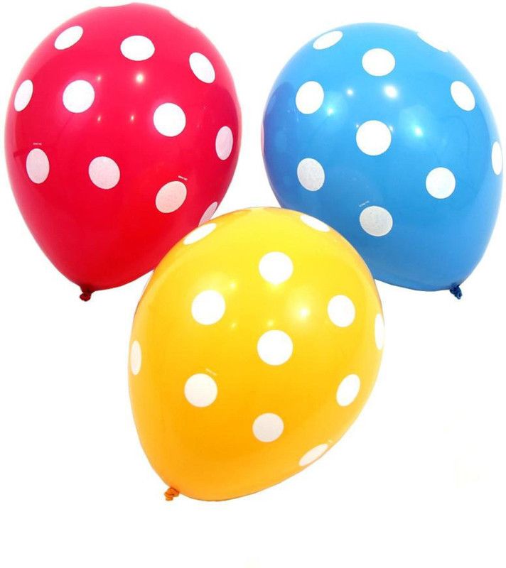 FUNCART Printed FC_LEDBLNPD Balloon  (Multicolor, Pack of 5)
