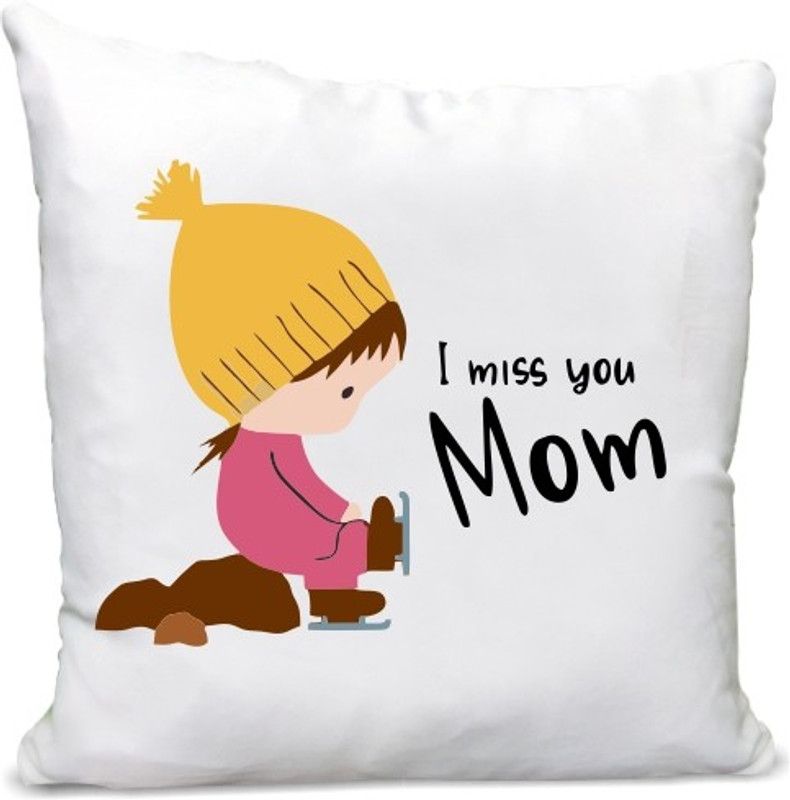 GRAPHIGIFT White SQUARE SHAPE CUSHION