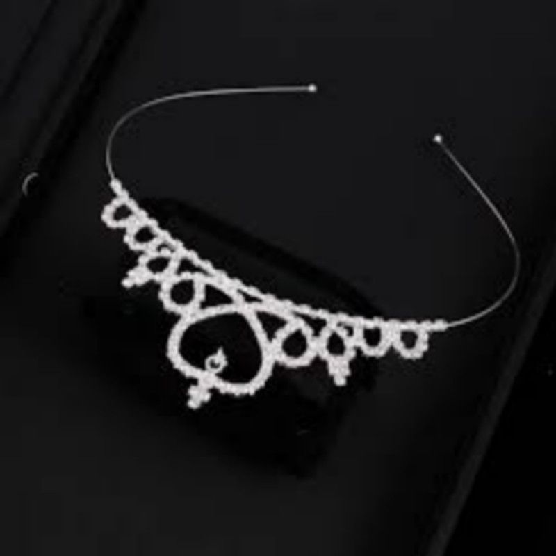 Business Squad Crown & Tiara  (Silver, Pack of 1)