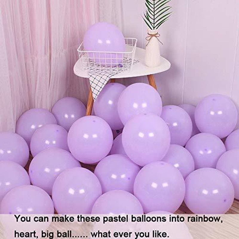rdgadgets Solid Purple Pastel Color Balloons Balloon  (Purple, Pack of 50)