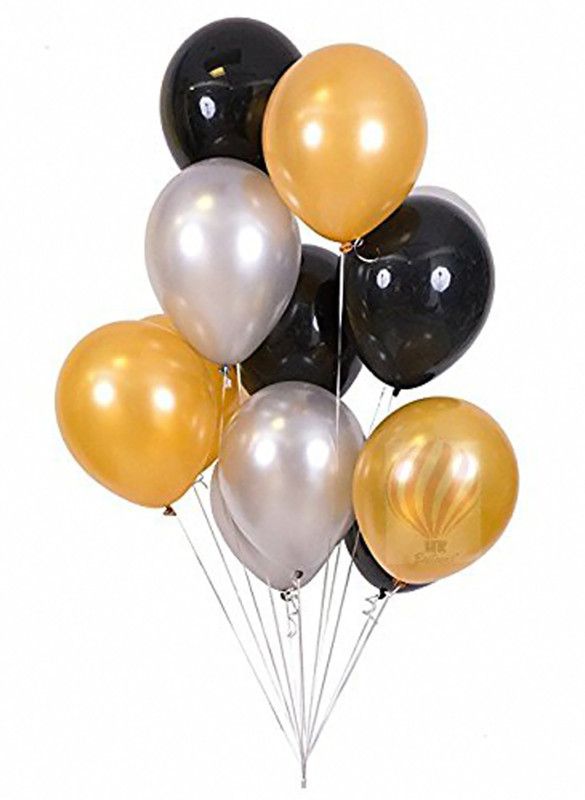 Masti Zone Solid Pack of 60 Matellic Latex Balloons Multi Colour Balloons Balloon  (Multicolor, Pack of 60)