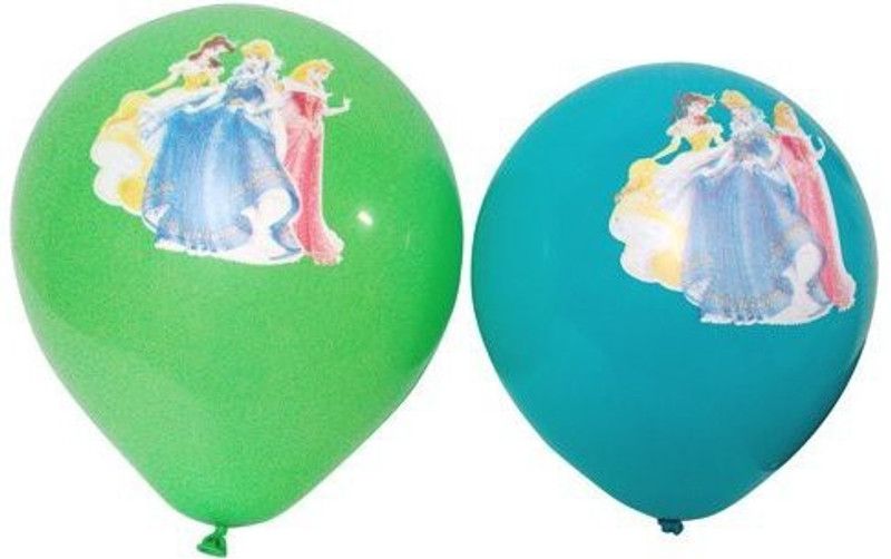 FUNCART Printed BLNPRINCESS Balloon  (Multicolor, Pack of 5)
