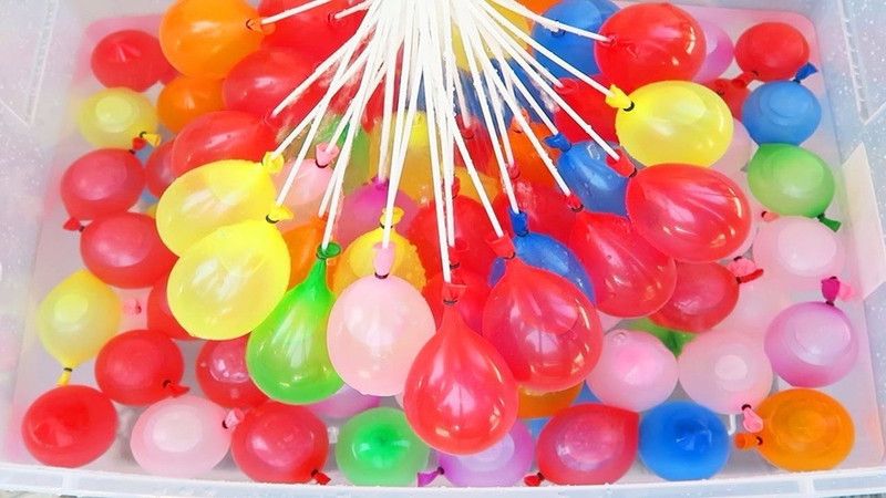Nxt Gen Solid 111 BUNCH O BALLOONS Balloon  (Multicolor, Pack of 111)