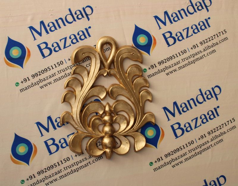 Mandap Bazaar Gold Stage Decor