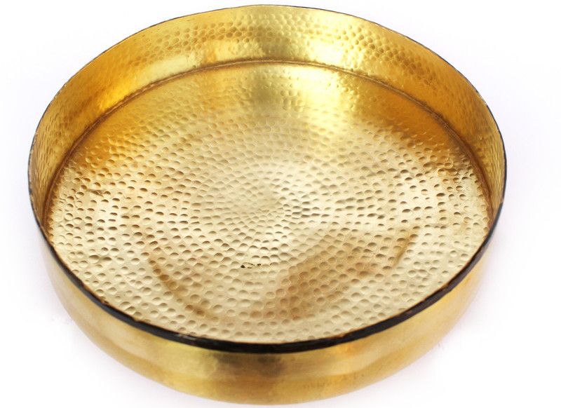 DeKulturework Handmade Brass Floater (Round) Paraat  (Microwave Safe)