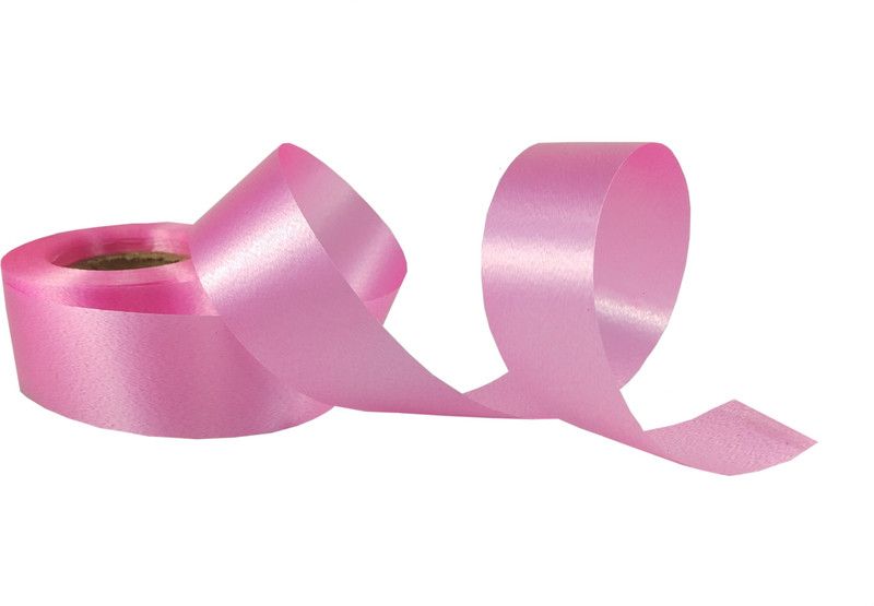 Utkarsh Multi Purpose Single Pcs Roll of 25 Meters Approx and 1 Inch Width for Decorations, Wrapping, Arts and Craft Work Curly Pink Paper Ribbon  (Pack of 1)