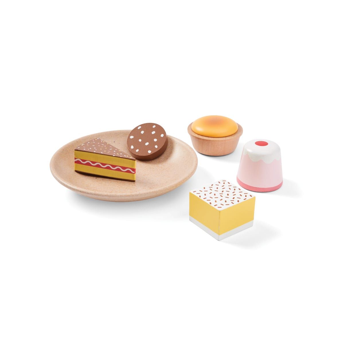 6 Piece Wooden Sweet Treats Set