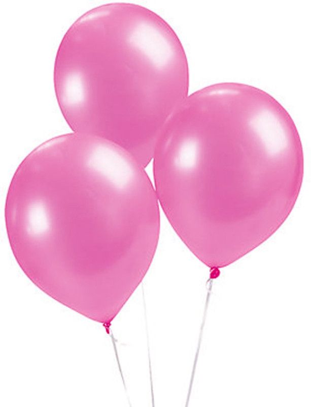 Nxt Gen Solid Pink Pearl Metallic Pack of 50 Pcs Balloon  (Pink, Pack of 50)