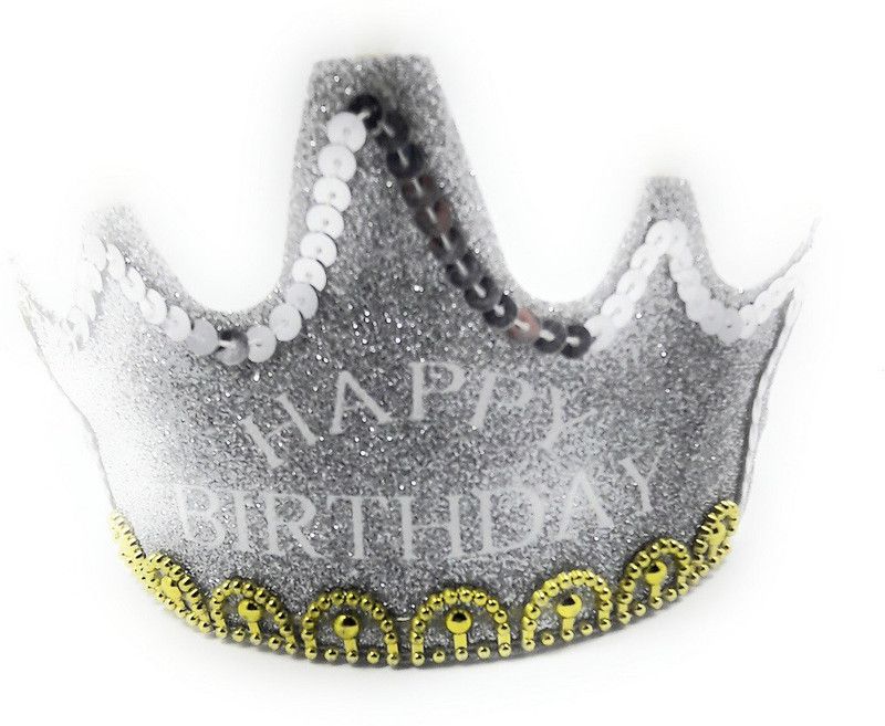 skky bell Crown  (Silver, Pack of 1)