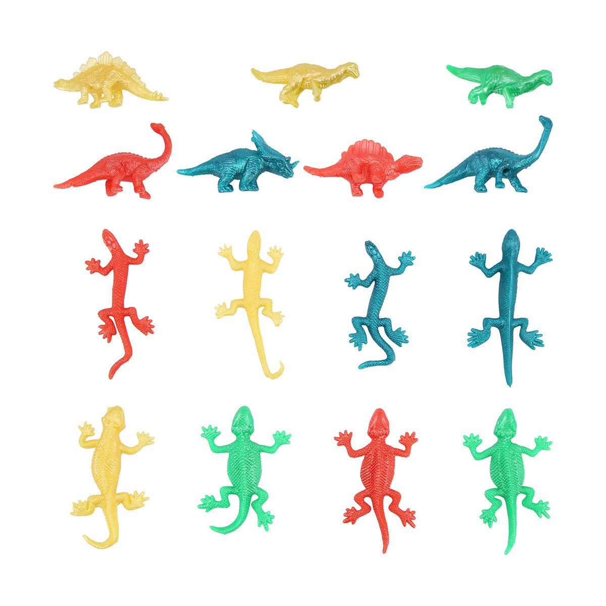 15 Piece Sticky & Stretchy Animals