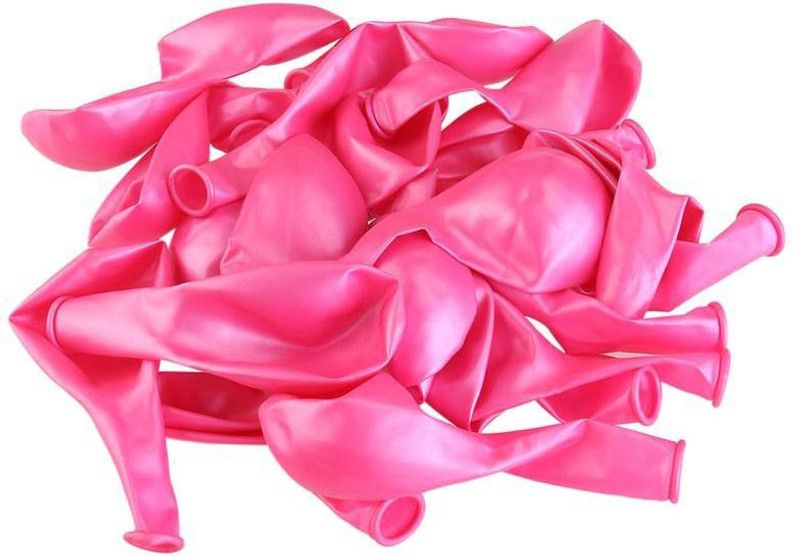 Ishant Creation Solid balloon1001 Balloon  (Pink, Pack of 100)
