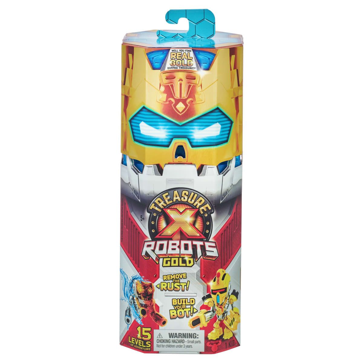 Treasure X Robots Gold: Remove, Build, Discover, 15 Levels of Adventure - Assorted