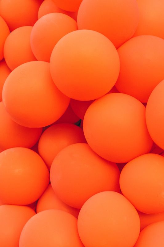 AKVISH Solid ORANGE250 Balloon  (Orange, Pack of 250)