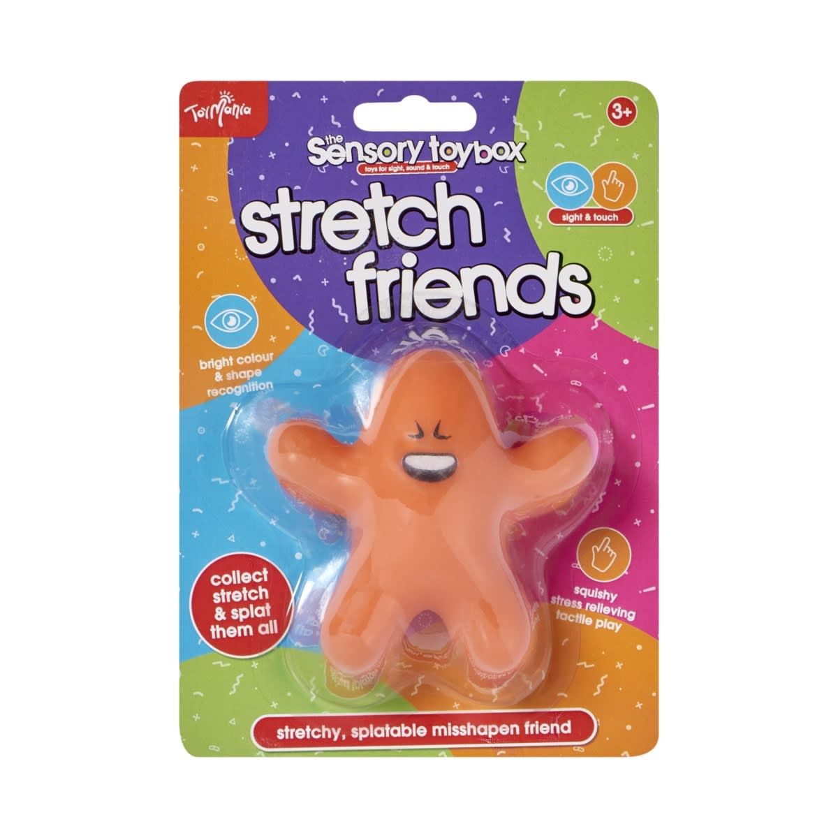 Toy Mania The Sensory Toy Box Stretch Friends - Assorted